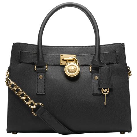 michael kors bag hamilton black|Michael Kors Hamilton bag outlet.